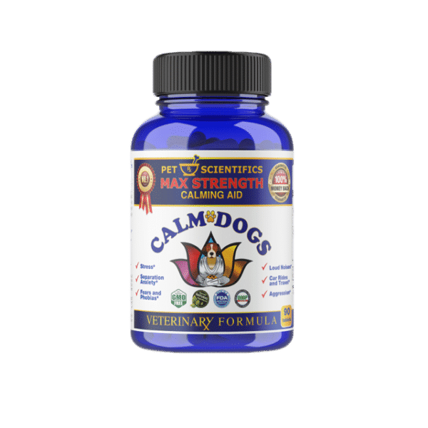 CALM DOGS "The World's Best Dog Anxiety Calming Aid."